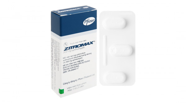 Zitromax 500 ( H 3 viên )