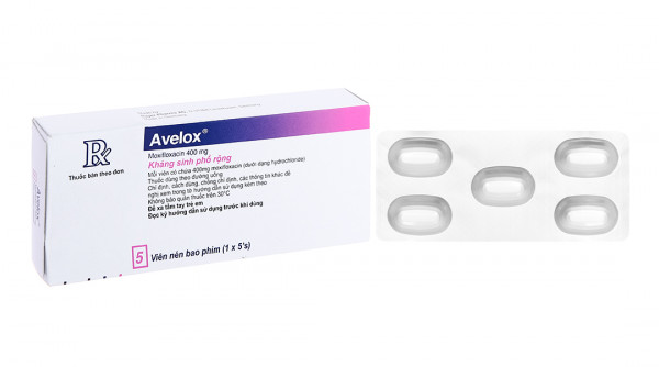 Avelox 400mg Bayer ( H1*5 viên )
