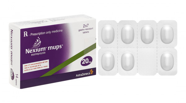 Nexium Mups 20mg AstraZeneca (H 2*7 viên)