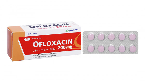 Ofloxacin 200mg Imexpharm (H 2*10 viên)