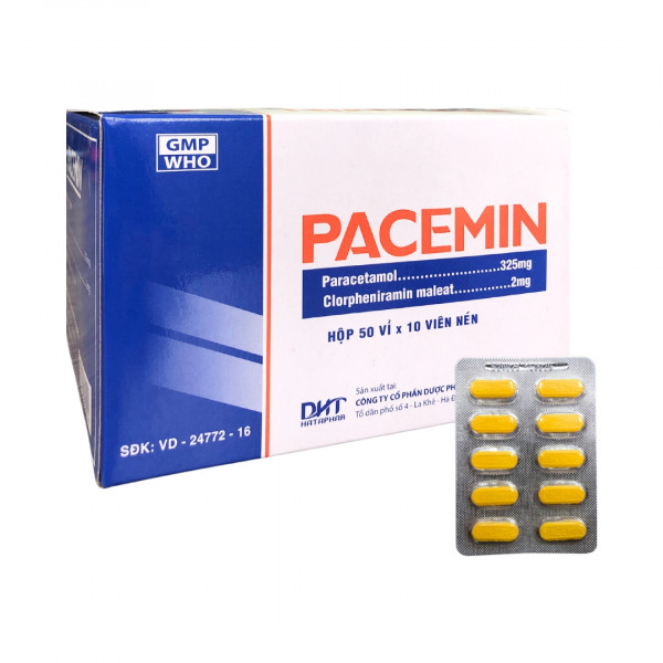 Pacemin 325mg Hataphar ( H 50*10 viên )