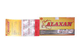 Alaxan giảm các cơn đau cơ xương nhẹ, trung bình (Hộp 25 vỉ x 4 viên)