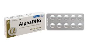 AlphaDHG 4200IU trị phù nề sau chấn thương (2 vỉ x 10 viên)
