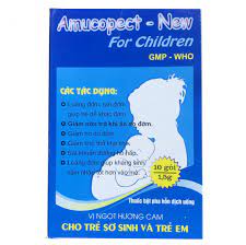 Amucopect-New For Children Pharbaco giảm nôn trớ, tan đờm cho trẻ (Hộp 10 gói x 1,5g)