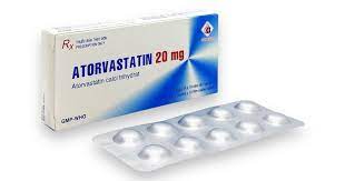 Atorvastatin Domesco 20mg trị tăng cholesterol máu (2 vỉ x 10 viên)