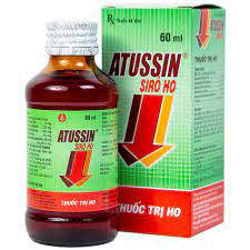 Siro Atussin trị ho trong bệnh lý hô hấp chai 60ml