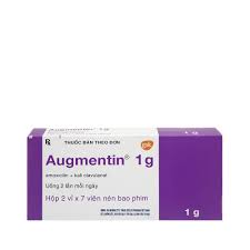 Augmentin 1g trị nhiễm khuẩn (2 vỉ x 7 viên)
