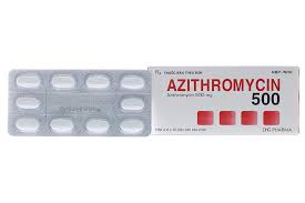 Azithromycin 500 DHG (3 vỉ x 10 viên)