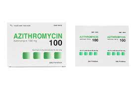 Azithromycin 100 DHG hỗ trợ điều trị các bệnh nhiễm khuẩn (24 gói)