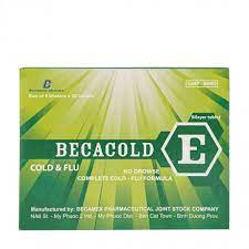 Becacold E Becamex  (Hộp 5 vỉ x 20 viên)