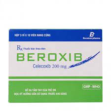 Beroxib 200mg Becamex Pharma ( Hộp 3 vỉ x 10 viên)