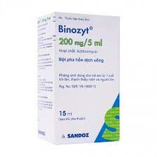 Bột pha hỗn dịch uống Binozyt 200mg/5ml S.C. Sandoz (Chai 15ml)
