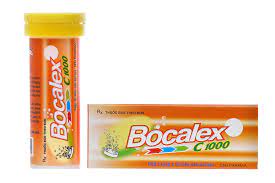 Viên nén sủi bọt Bocalex C 1000 Dược Hậu Giang tuýp 10 viên