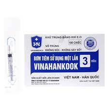 Bơm tiêm 3 Vinahankook (100 cái)