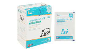 Bột pha hỗn dịch uống Cefpodoxim 100-HV USPharma (10 gói x 3g)