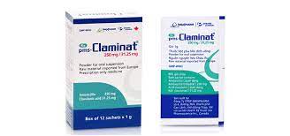 Bột pha hỗn dịch uống Claminat 250/31.25 IMP (12 gói x 1.1g)