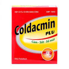 Coldacmin Flu Hộp 10 vỉ 10 viên (DHG)
