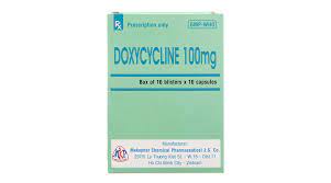 Doxycycline 100mg Mekophar (10 vỉ x 10 viên)