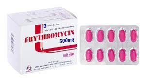Erythromycin 500mg Mekophar (H 10*10 viên)