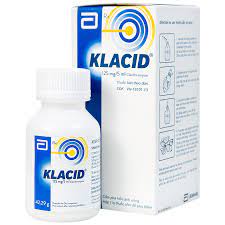 Klacid 125mg/5ml ( Lọ 60 ml )