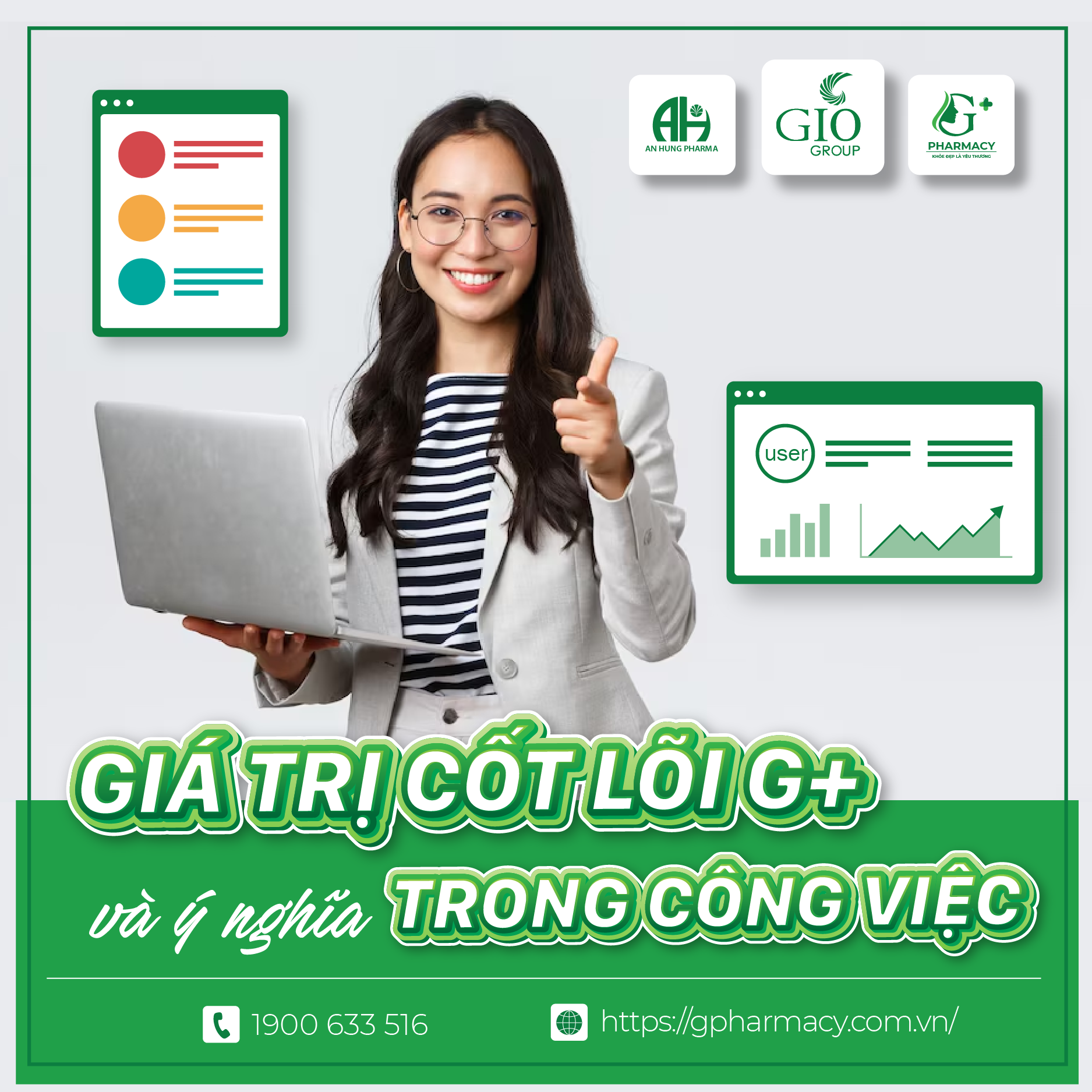 🎯 GIÁ TRỊ CỐT LÕI G+ & Ý NGHĨA TRONG CÔNG VIỆC